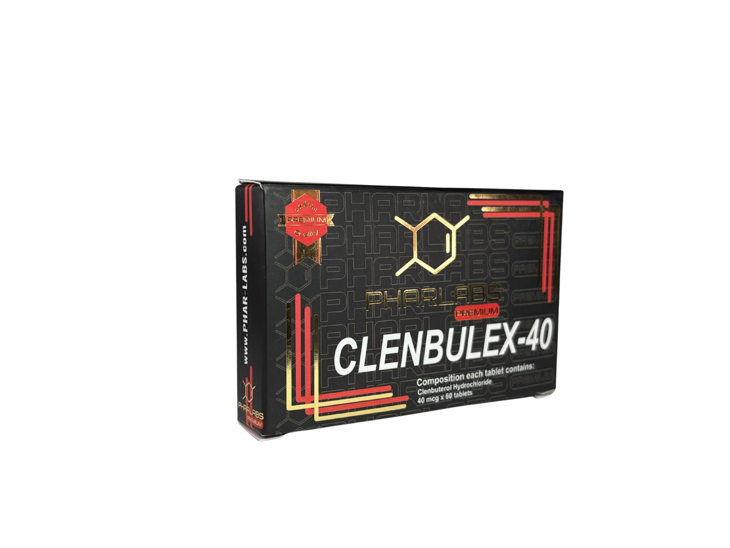 "CLENBULEX 40 MCG (CLENBUTEROL) PHAR LABS PREMIUM