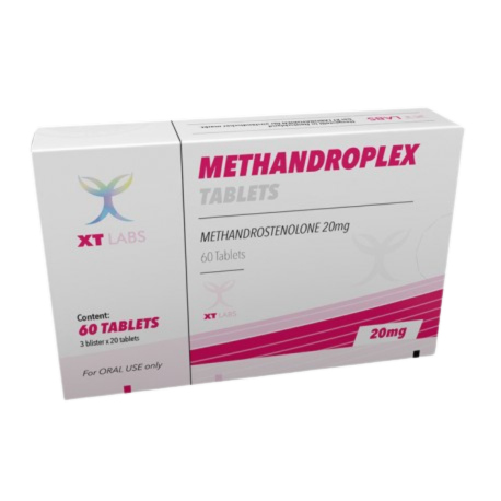 "METHANDROPLEX 20 MG/60 TABS (METHANDROSTENOLONA/DIANABOL) XT LABS