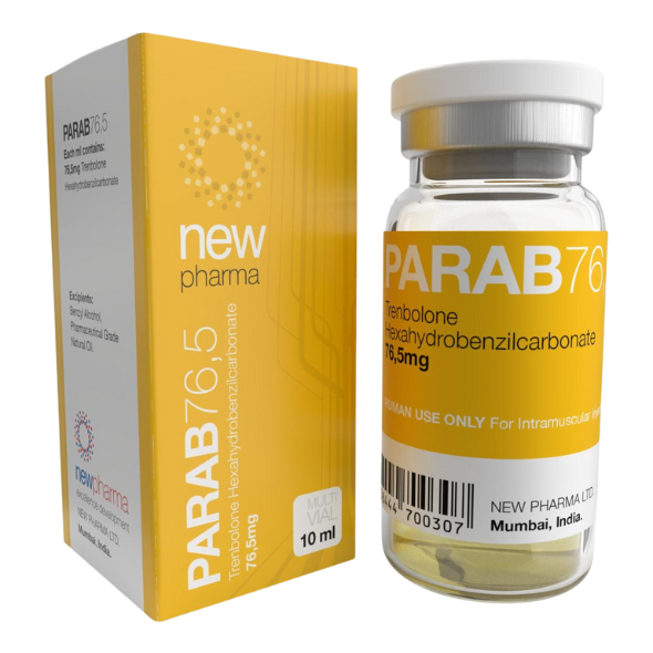"PARAB 76.5 MG (TRENBOLONA HEXAHIDROBENCILCARBONATO) NEW PHARMA