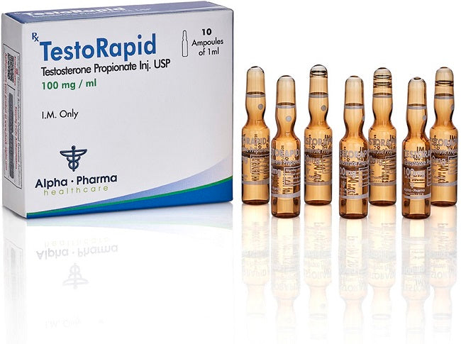 TESTORAPID 100 MG/ML | 10 ÁMPULAS DE 1 ML | ALPHA PHARMA