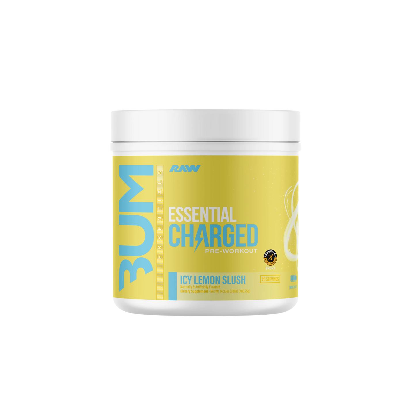 CBUM Essential Charged 25 Servicios – RAW Nutrition