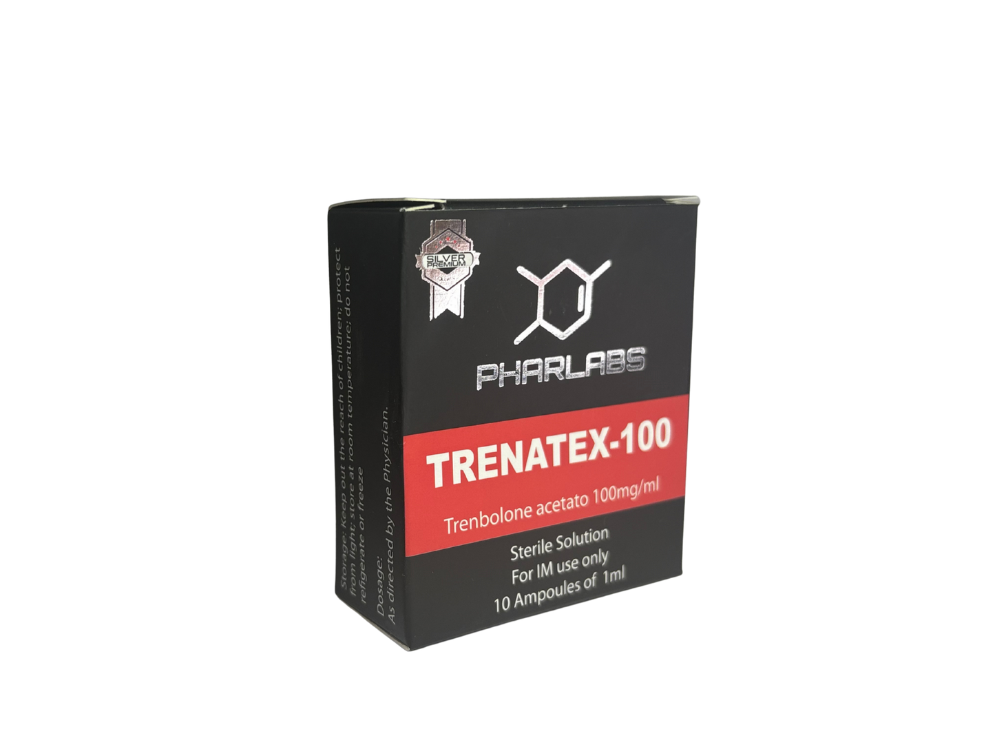 "TRENATEX 100 MG (TRENBOLONA ACETATO) PHAR LABS SILVER