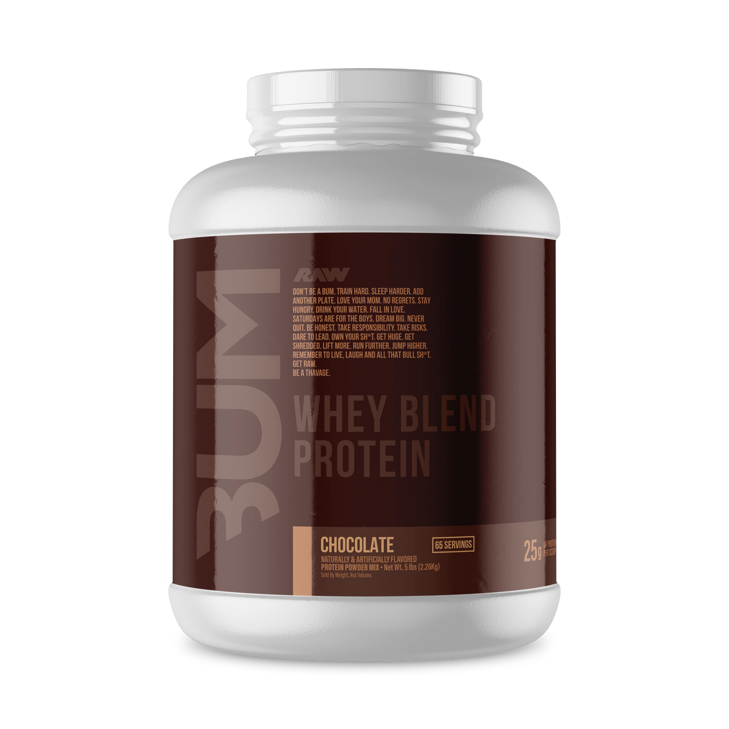 CBUM Whey 5 lb (2.27 kg) – Raw Nutrition
