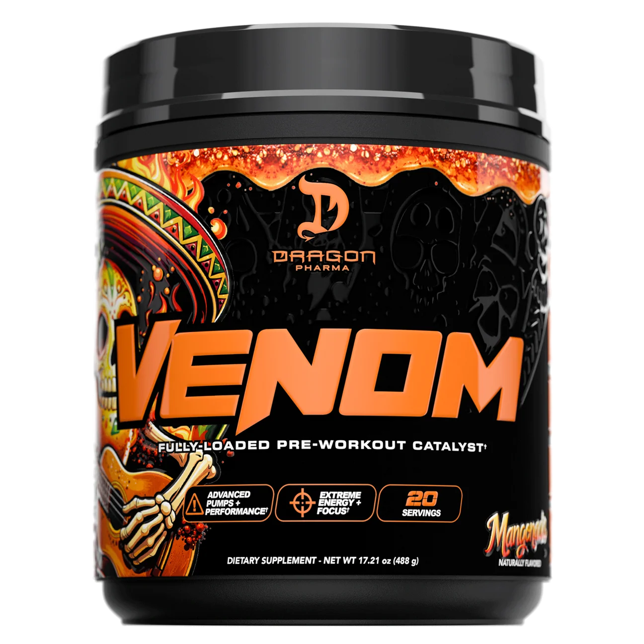 Dragon Pharma Venom Pre-Workout 20 Servicios