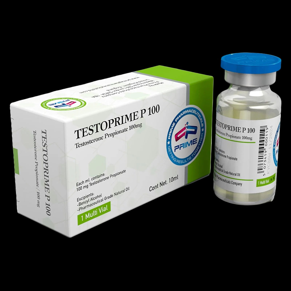 Testoprime P 100 Prime Pharmaceuticals testosterona propionato 100 mg/ml vial de 10 ml