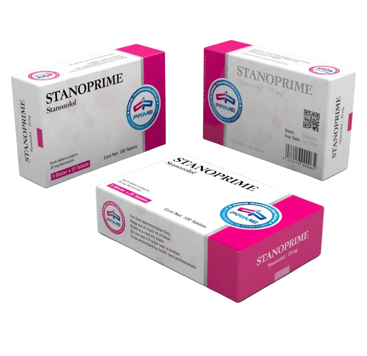 STANOPRIME | STANOZOLOL 25 MG | 100 TABLETAS | PRIME PHARMACEUTICALS