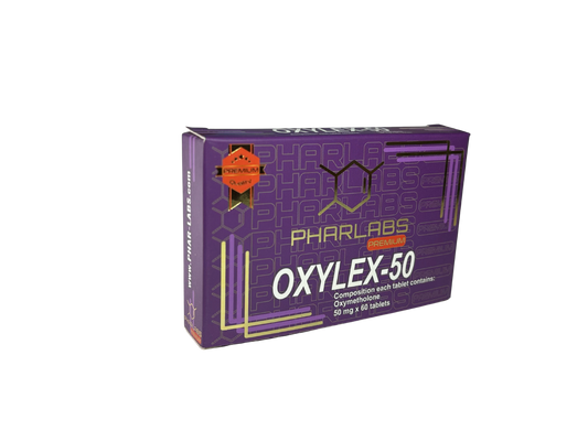 "OXYLEX 50 MG (OXIMETHALONA) PHAR LABS PREMIUM