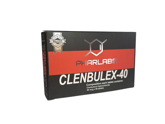 "CLENBULEX 40 MCG (CLENBUTEROL) PHAR LABS SILVER