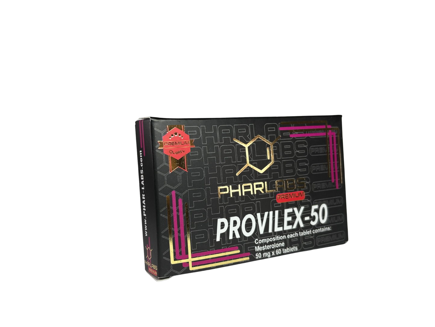 "PROVILEX 50 MG (PROVIRON O MESTEROLONA) PHAR LABS PREMIUM