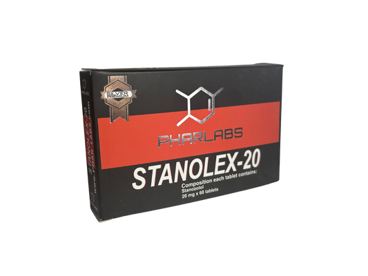 "STANOLEX 20 MG (STANOZOLOL O WINSTROL ORAL) PHAR LABS SILVER