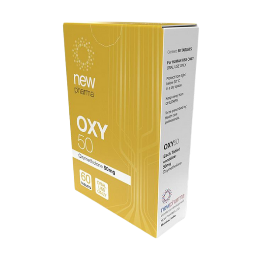 "OXY 50 MG (OXYMETHALONA) NEW PHARMA
