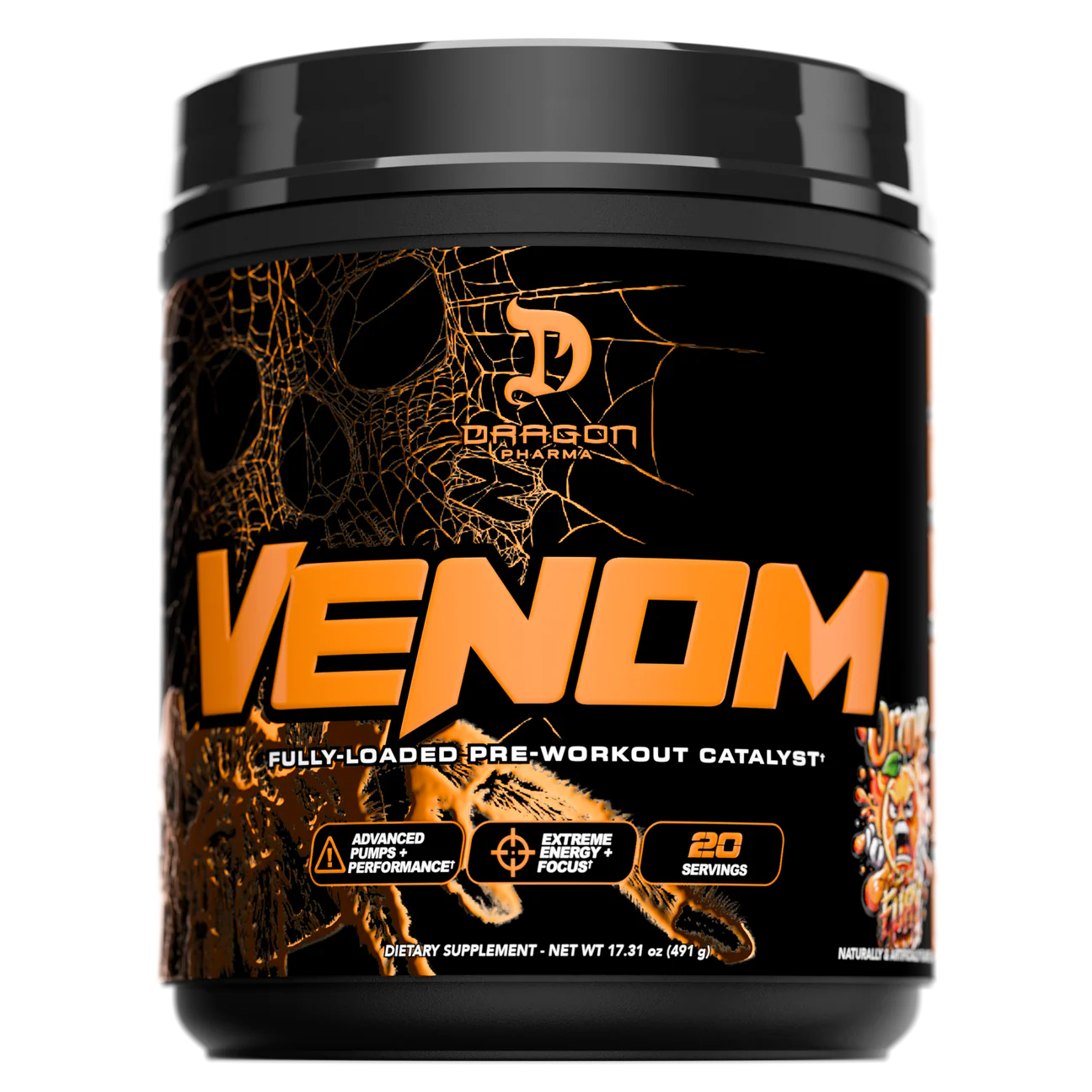 Dragon Pharma Venom Pre-Workout 20 Servicios