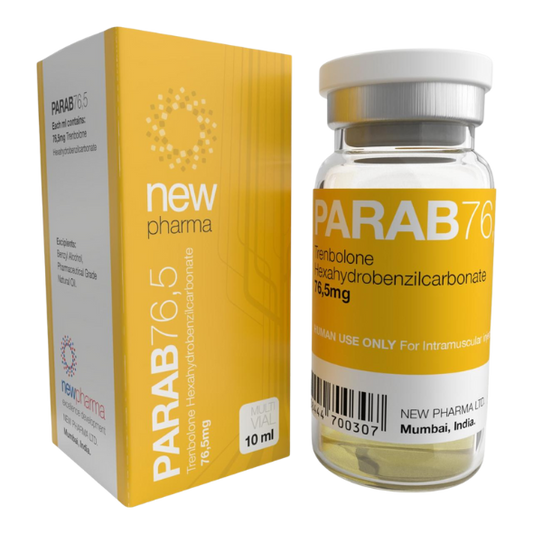 "PARAB 76.5 MG (TRENBOLONA HEXAHIDROBENCILCARBONATO) NEW PHARMA