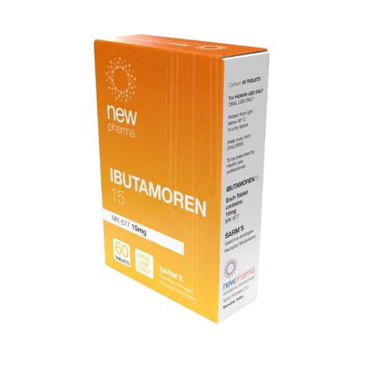 "IBUTAMOREN 15 MG (MK-677) NEW PHARMA