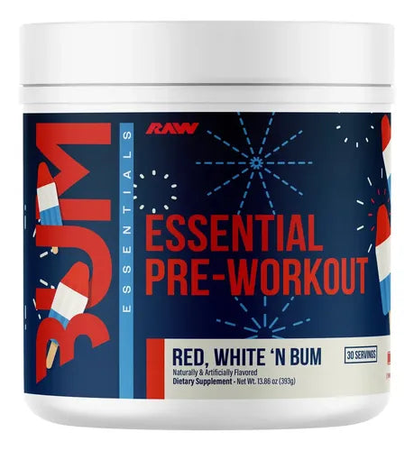 CBUM Essential Pre-Workout 30 Servicios – RAW Nutrition
