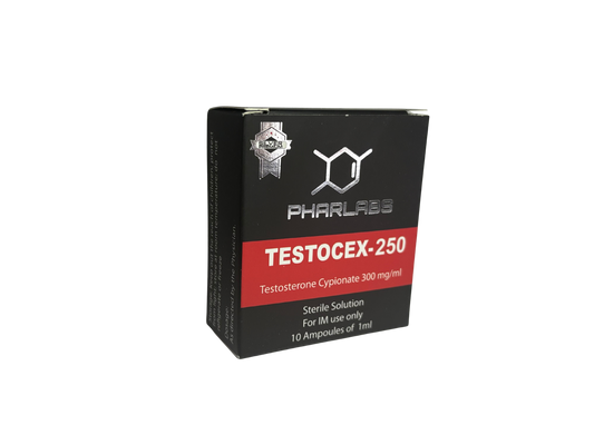 "TESTOCEX 300 MG (TESTOSTERONA CIPIONATO) PHAR LABS SILVER