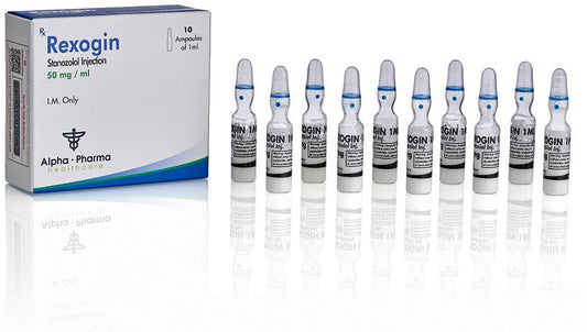 REXOGIN 50 MG/ML | 10 ÁMPULAS DE 1 ML | ALPHA PHARMA