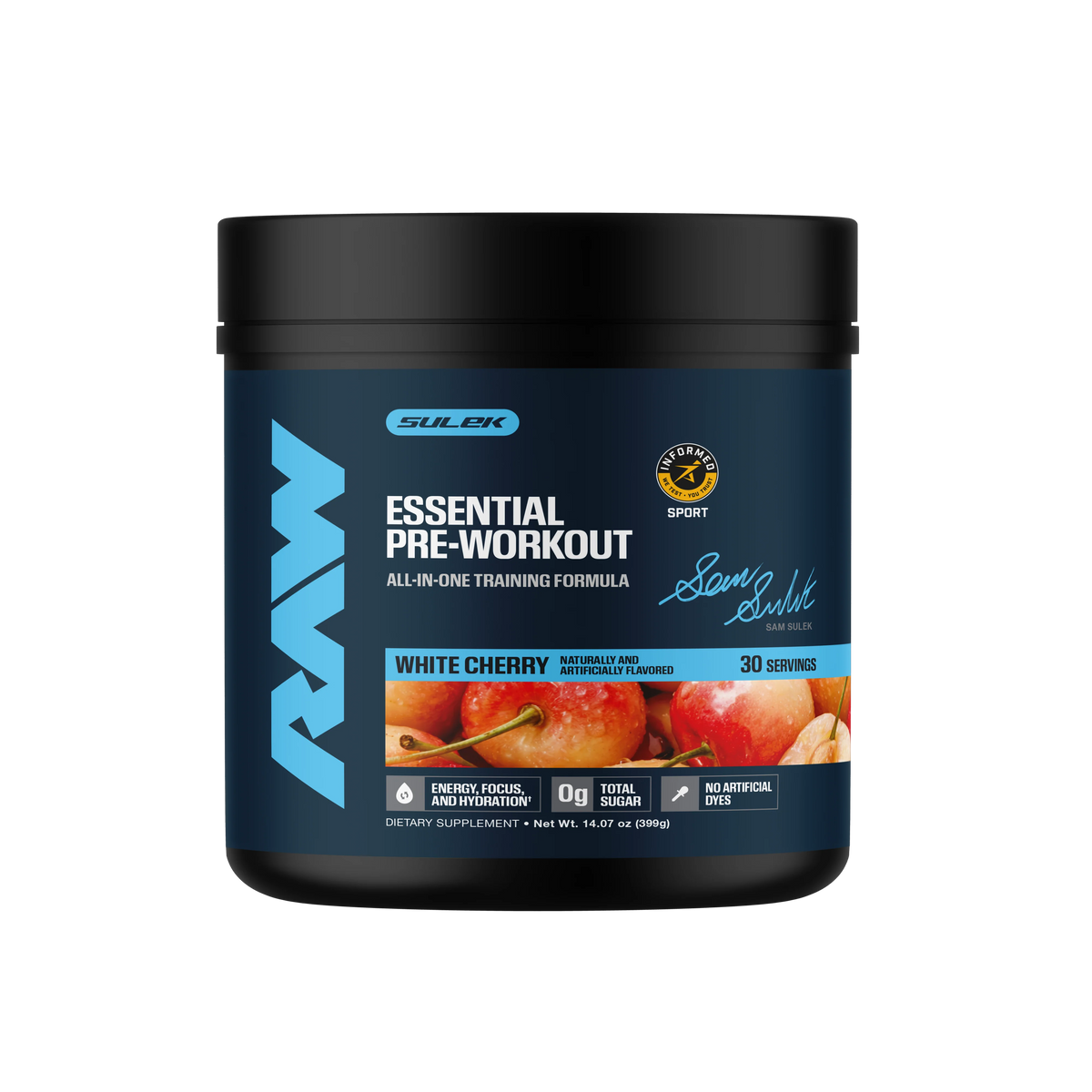 CBUM Essential Pre-Workout 30 Servicios – RAW Nutrition