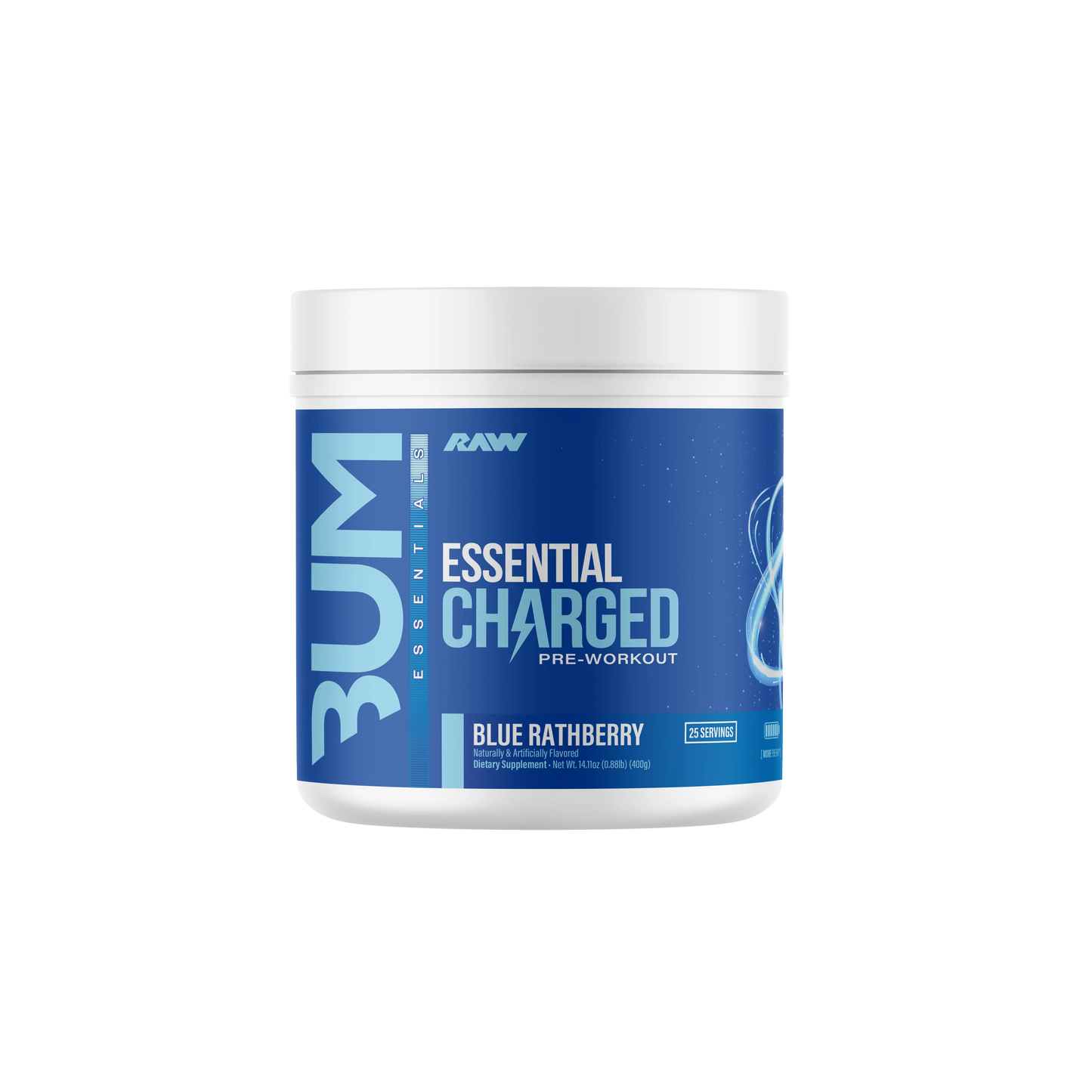 CBUM Essential Charged 25 Servicios – RAW Nutrition