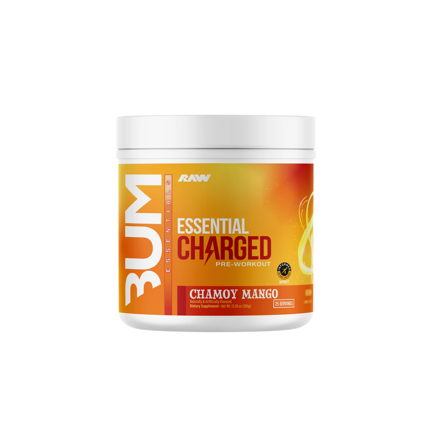 CBUM Essential Charged 25 Servicios – RAW Nutrition