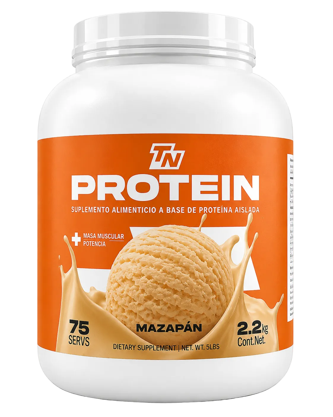 TN Protein Whey 2.2 kg (5 lbs) – 75 Servicios | Proteína de Suero de Leche